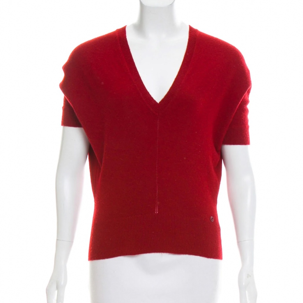 Gucci short sleeve cashmere sweater